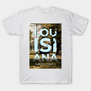 Louisiana Travel Poster T-Shirt